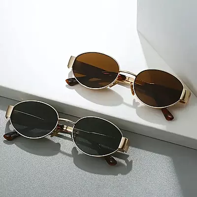 Retro Oval Fashion Glasses