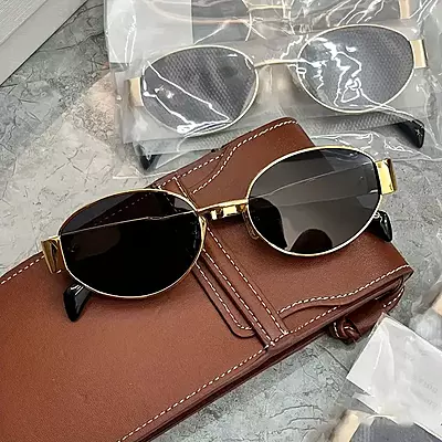 Retro Oval Fashion Glasses