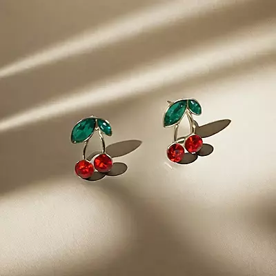 Elegant Cherry Earrings