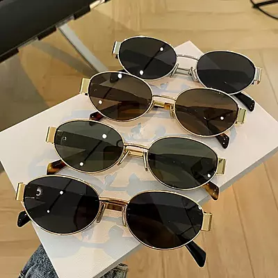 Retro Oval Fashion Glasses